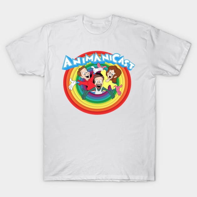 Animanicast logo (Tiny Toon Adventures) T-Shirt by NoisyPaperDragon